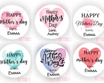 Happy Mother’s Day Stickers / Happy Mothers Day Labels / Custom Stickers / Custom Labels