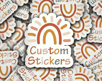 Adesivi in vinile fustellati personalizzati: impermeabili, personalizzati