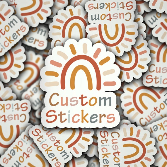 Custom Die Cut Vinyl Stickers: Waterproof, Personalized