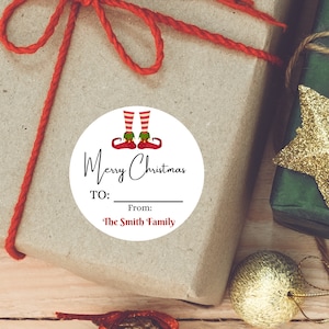 Custom Christmas Stickers / Gifts /  Christmas Stickers / Merry Christmas Labels / Personalized gift Stickers