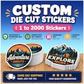 Custom Diecut Stickers \u2013 Waterproof, Dishwasher Safe, Vinyl Labels