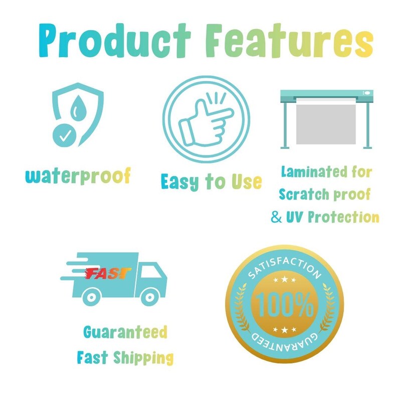 Custom Die Cut Vinyl Stickers: Waterproof, Personalized image 11