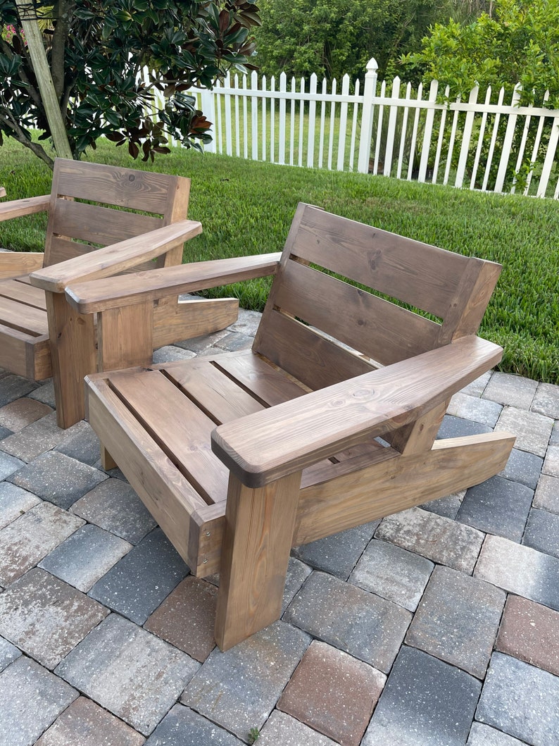 Modern Style Lowboy Adirondack Chair Etsy