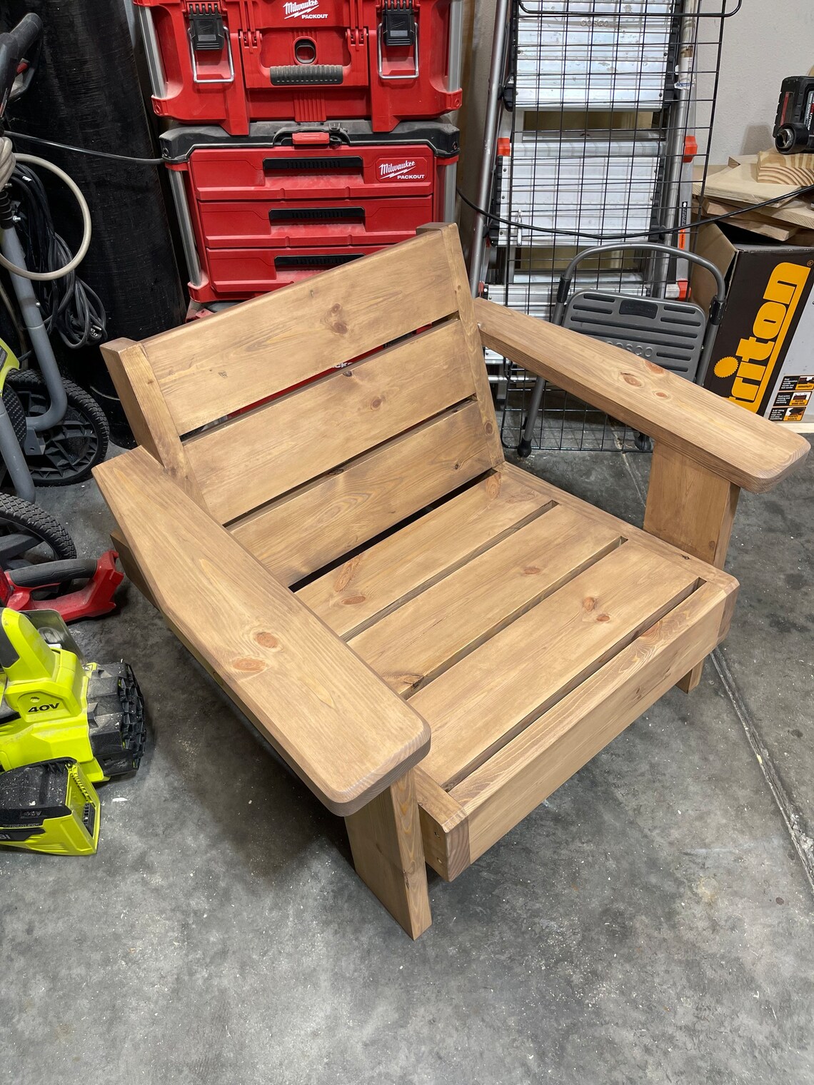 Modern Style Lowboy Adirondack Chair Etsy