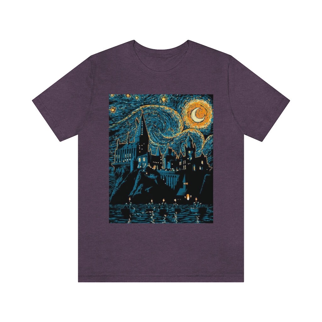 HP Inspired Starry Night Magic Wizard Castle Boat Magic - Etsy