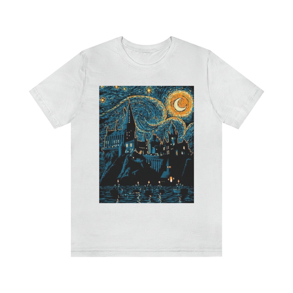 HP Inspired Starry Night Magic Wizard Castle Boat Magic - Etsy