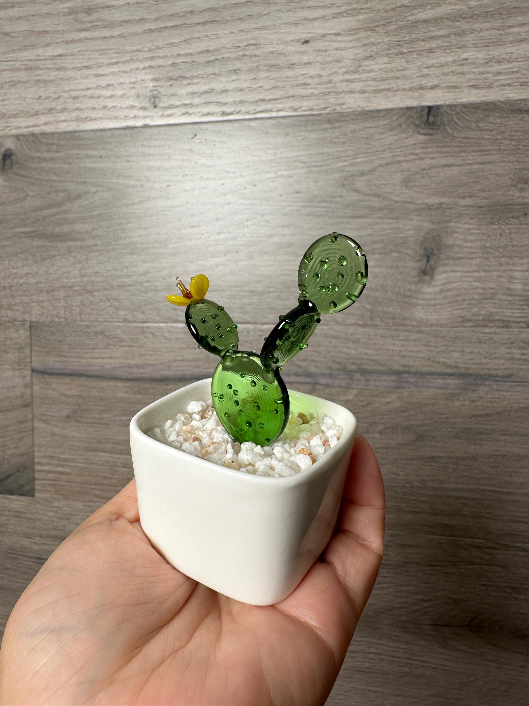 米国の販売者 - 手作りガラス鉢植え植物、多肉植物、人工サボテン