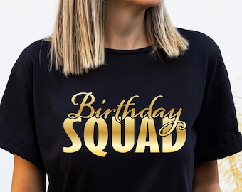 Squadra di compleanno SVG / Design per maglietta del gruppo di compleanno (download digitale)