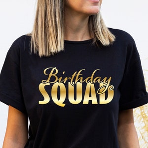 Birthday Squad SVG Birthday Squad Png Happy Birthday SVG Birthday Shirt SVG Birthday Group Instant Download Cricut Silhouette image 1