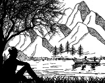 Carte postale mountain living