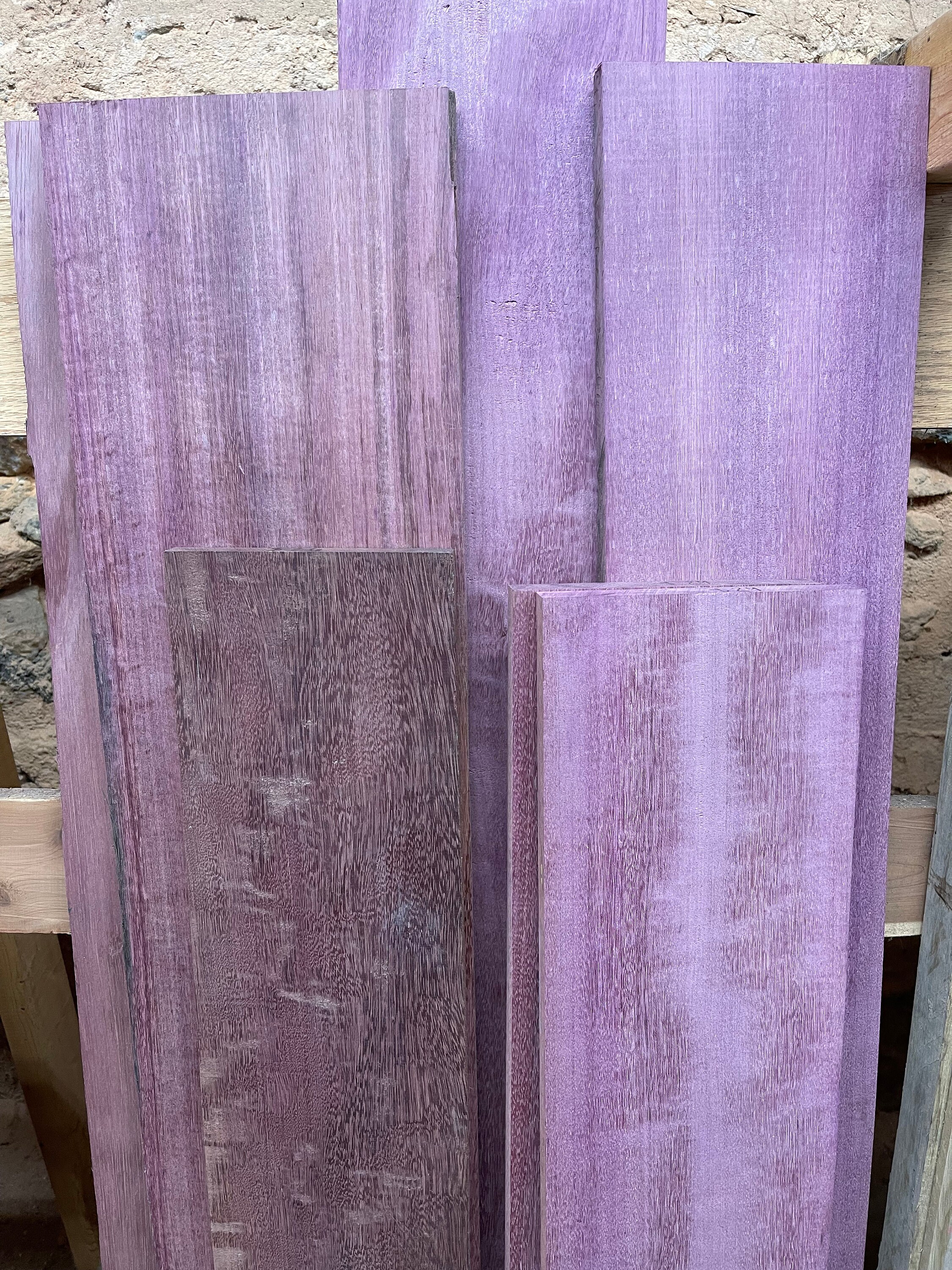 Purple Heart S3S Lumber Board Wood Blank FAS Grade Exotic Wood Etsy