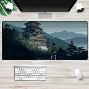 Big Gaming XXL Mouse pad Desk Mat Mousepad pixelart pixel art Japan Anime home office Game Gift Mausunterlage Computer PC Gamer Mauspad
