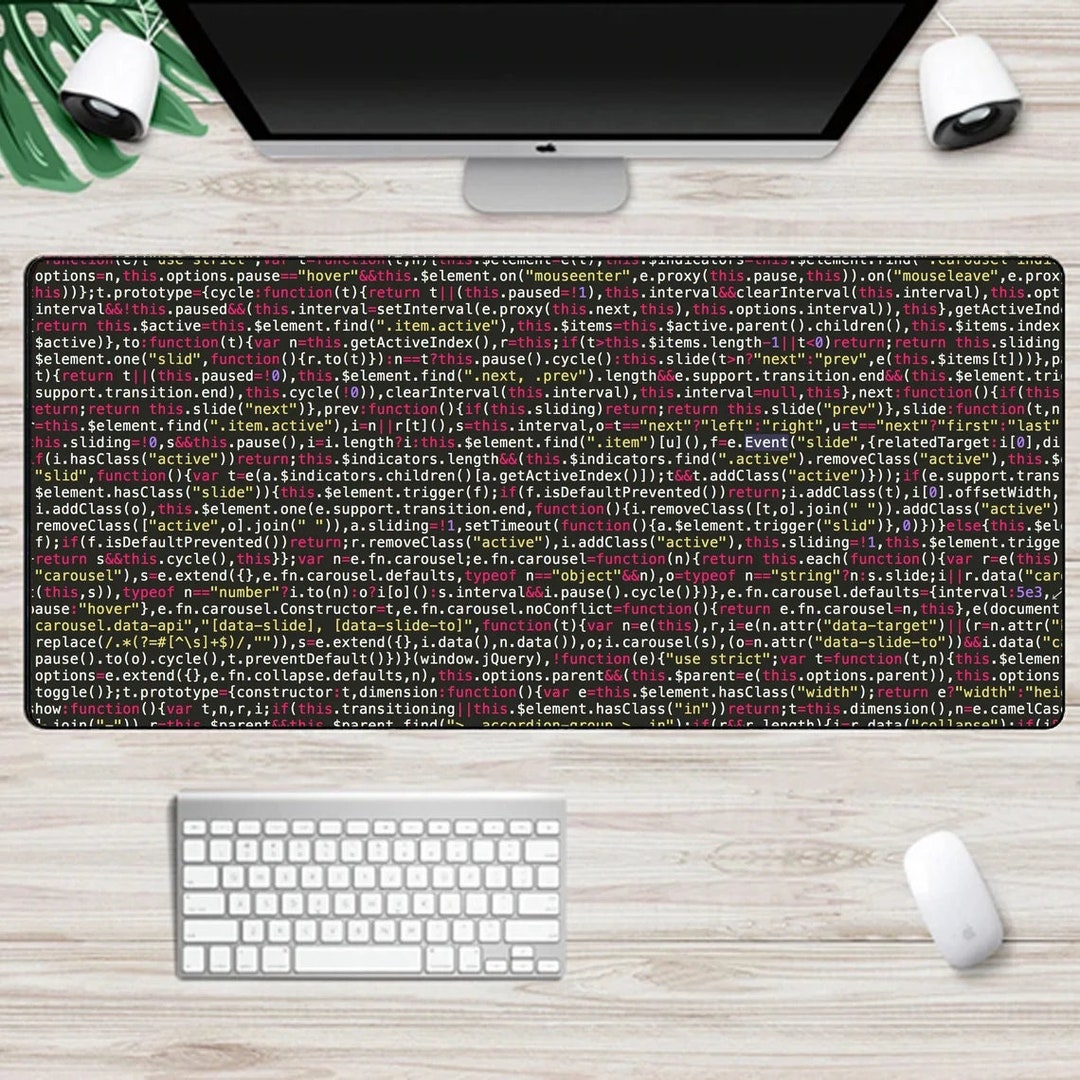 Big Gaming XXL Mouse Pad Desk Mat Mousepad Code Coder Coding - Etsy