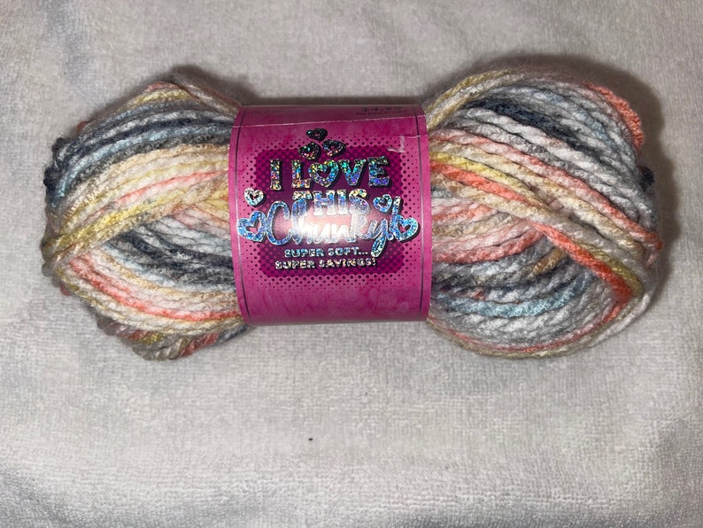 I Love This Chunky Yarn Etsy