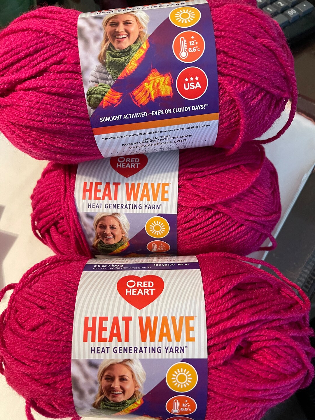 Red Heart Heat Wave Yarn Etsy