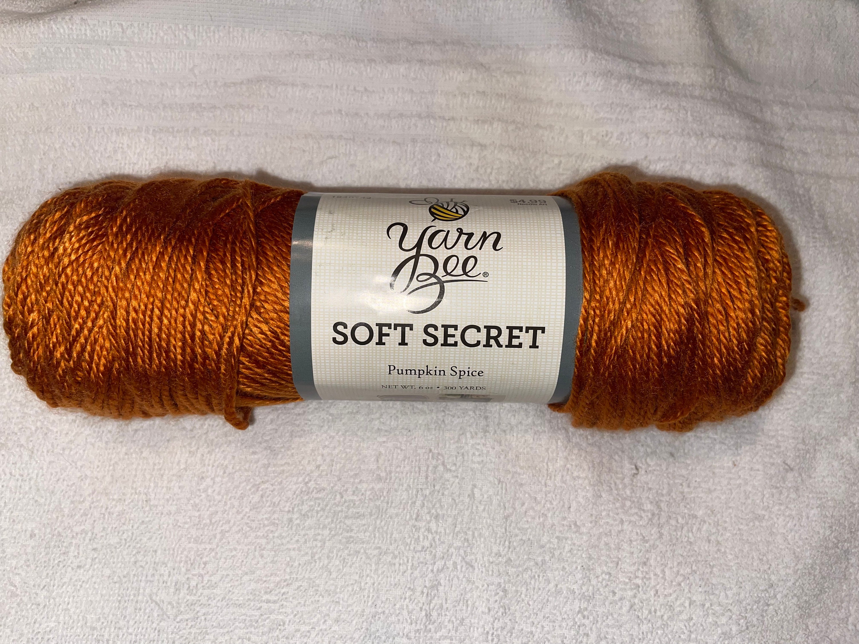 Yarn Bee Soft and Sleek, lot of 2, color is Spice 620