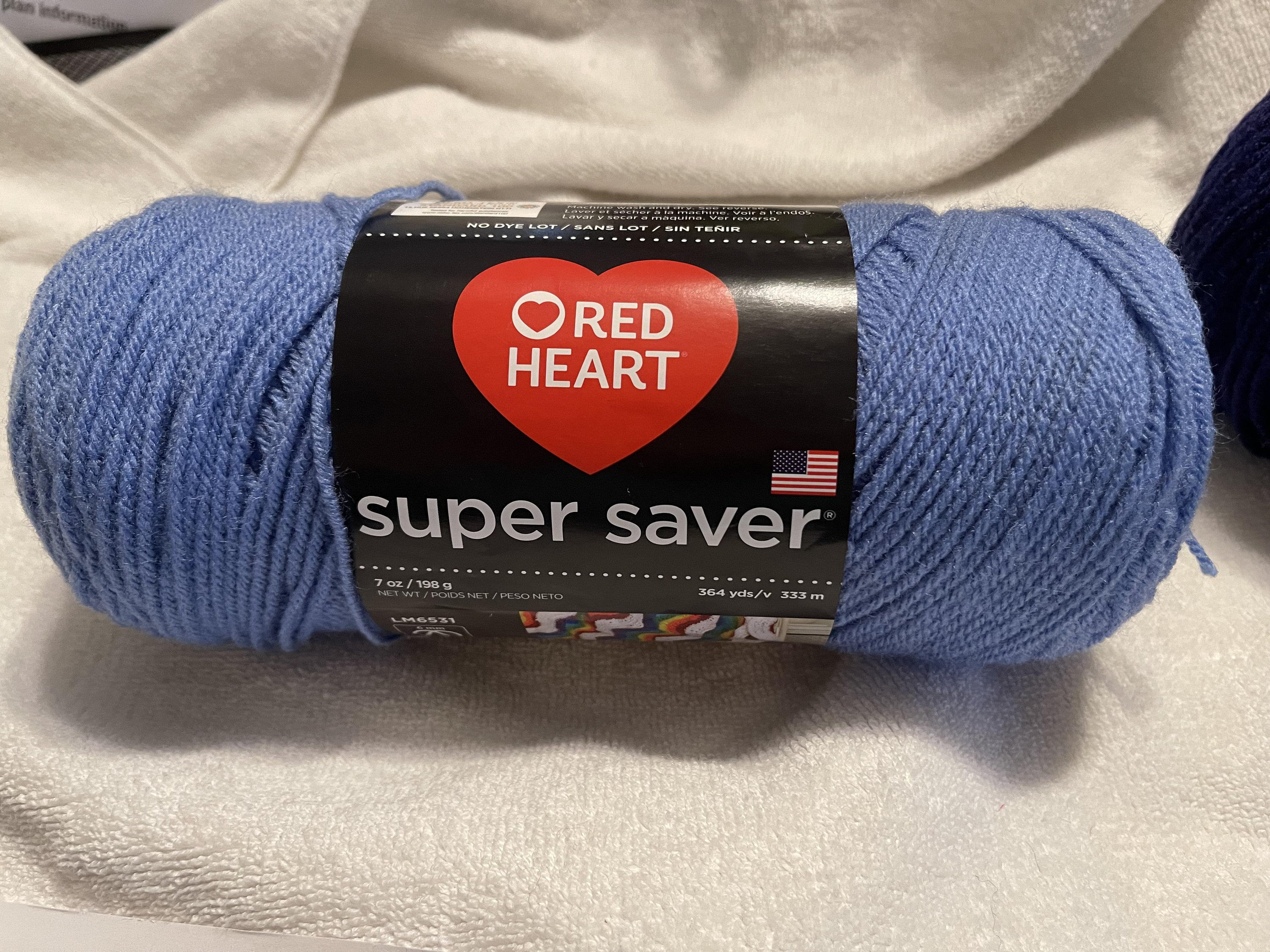  Red Heart Super Saver Yarn (3-Pack) Light Periwinkle E300-347 :  Arts, Crafts & Sewing