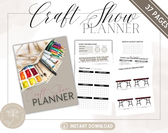 Craft Show Planner, Fair Sales Tracker, Handmade Business (Digital Download)