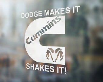Cummins Diesel Vinyl Decal Sticker | Multiple Sizes For Cars, Trucks, Windows & More 6 thumbnail image