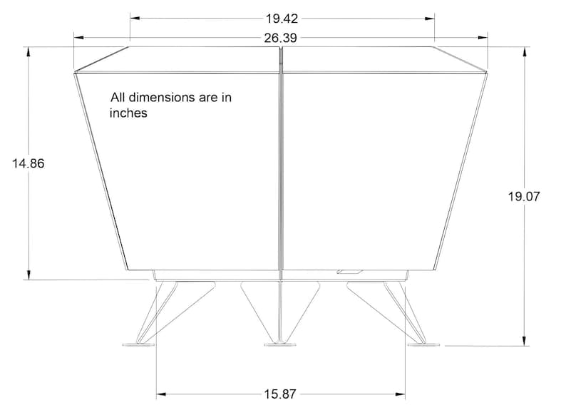 Smokeless Firepit DXF File - Etsy