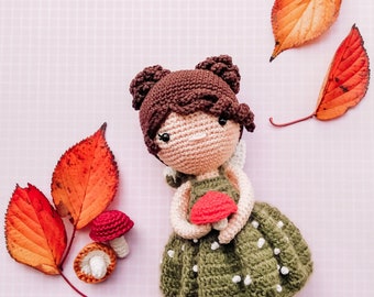 Moss Flower Fairy - Crochet pattern/ amigurumi by Love My Hooks