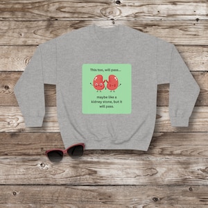 Kidney Stone Unisex Heavy Blend Crewneck Sweatshirt for Women and Men