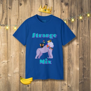 Strange Mix Fun Animal Unisex Ultra Cotton Tee for Women and Men