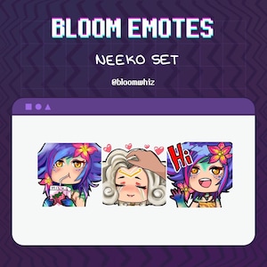 Neeko Emote Set / League of Legends / For twitch and Discord