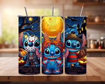 Vaso con experimento de Halloween 626 / Vaso espeluznante / Taza de viaje aislada de 20 oz / Perfecta para fiestas de otoño y Halloween