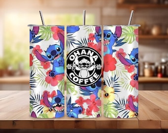 Vaso sublimado de 20 oz Experiment 626: taza de viaje con personajes divertidos para bebidas