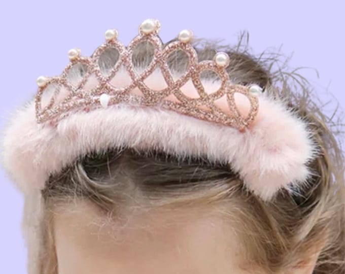 princess tiara for little girls, slumber party accessories, kids crown, queen dress up, holiday accessory, birthday crown, gifts for her