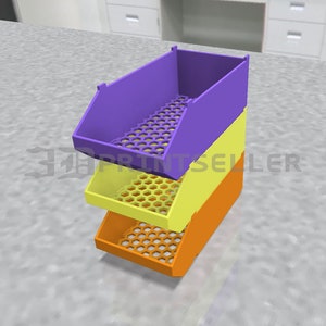 Stackable Bins - Storage - STL - Digital Download