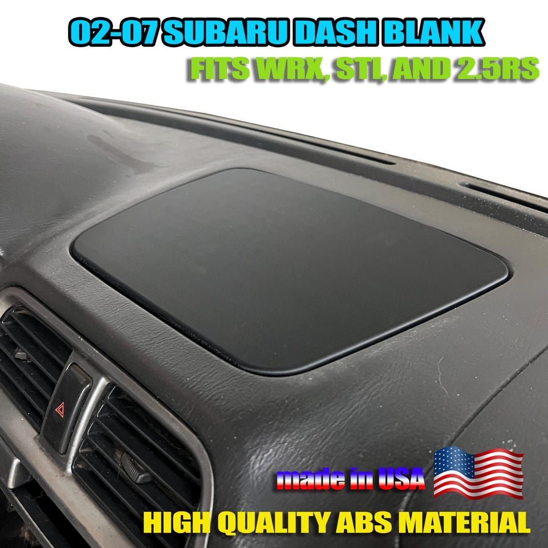 02-07 Subaru Impreza WRX STI Center Dash Insert - BLANK - Etsy
