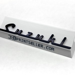 Suzuki Vintage Script EMBLEM