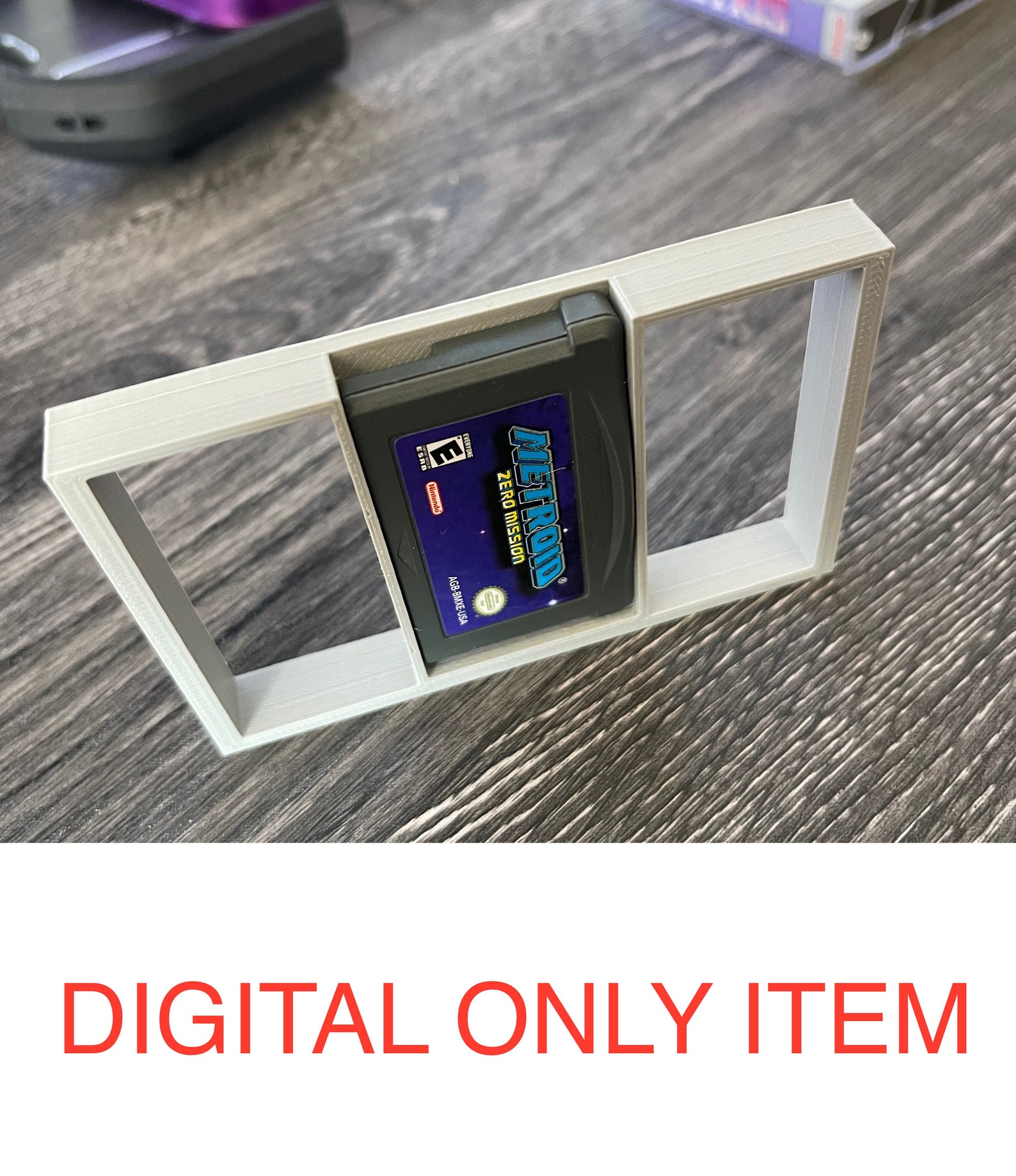 Gameboy Advance Cassette Case Insert STL FILE ONLY Etsy Australia