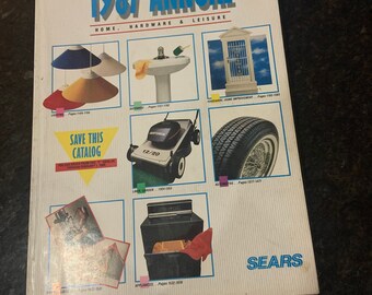 Vintage Sears 1987 Annual Home Howe and Leisure Catalog