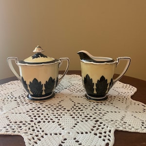 Vintage Nippon Creamer and Sugar Set