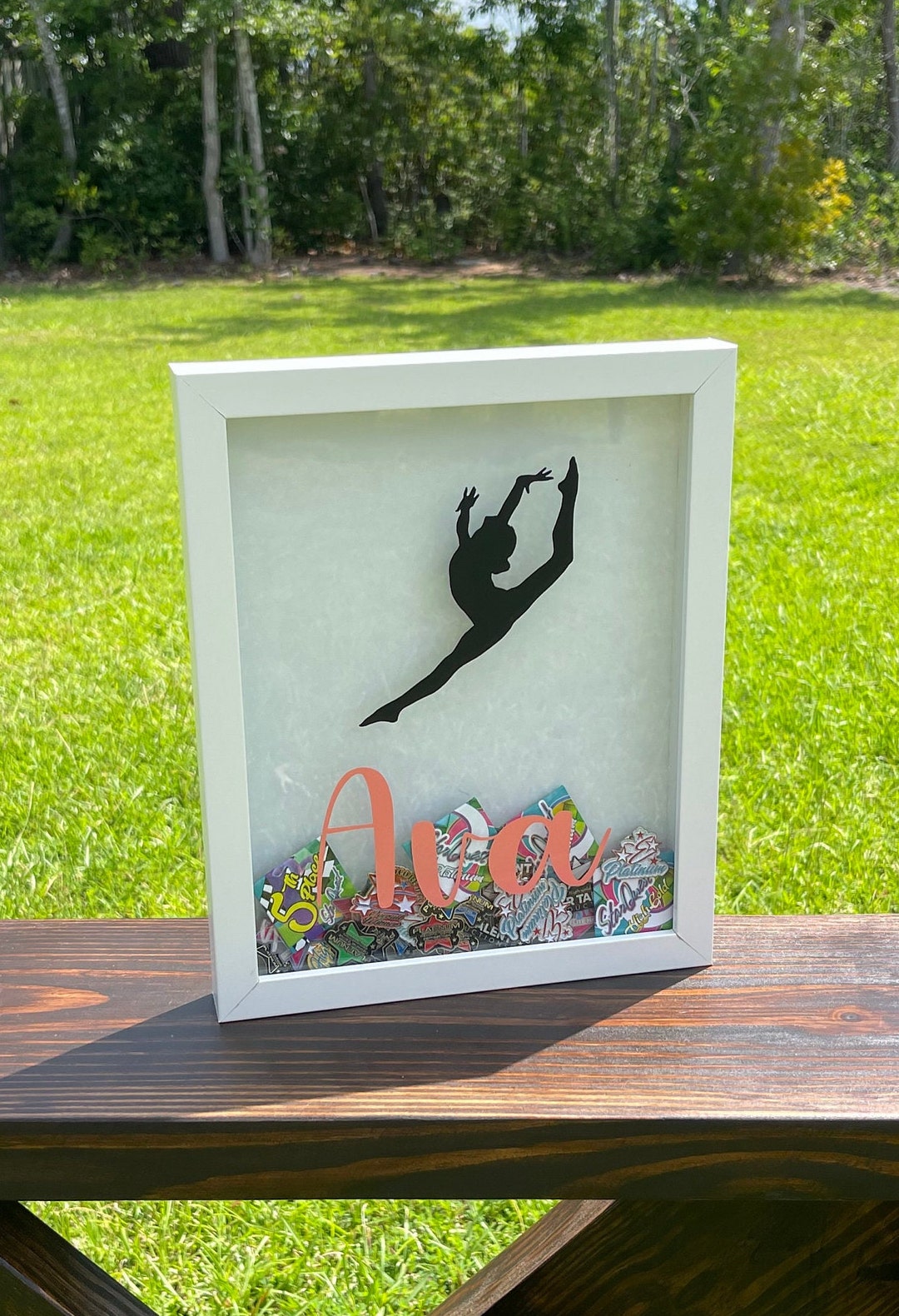 Dance Pin Shadow Box, Personalized Shadow Boxes for Competition Pins