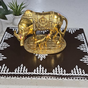 Pooja Manai with kolam, Pooja Manai, Koalm Stool, Diya Stand, Varalakshmi Return gifts, Housewarming ,Kolam Manai,Chowki, Petta