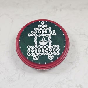 Manai, Chowki ,Mandala Manai, Idol Holder, Diya Holder, Candle Holder, Pooja Manai, Dot art Stool, Pooja Chowki, Housewarming ,Return Gifts