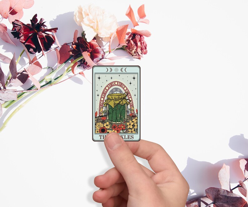 The Pickles A Tarot Card Design With a Twist of Pickle Your Fortune