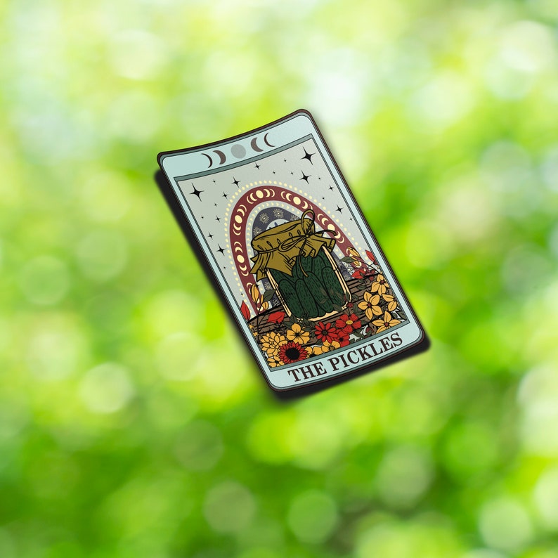 The Pickles A Tarot Card Design With a Twist of Pickle Your Fortune