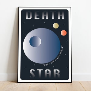 Star Wars Inspired Death Star Custom Print