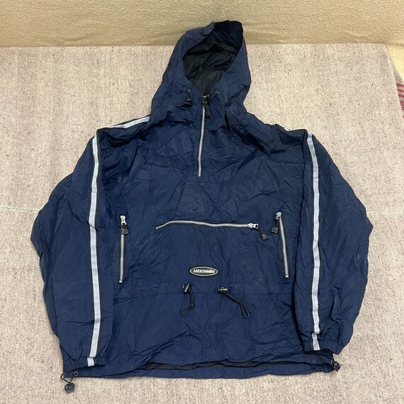 Abercrombie & Fitch, Vintage Abercrombie & Fitch Anorak Jacket Mens XL Blue 1990s