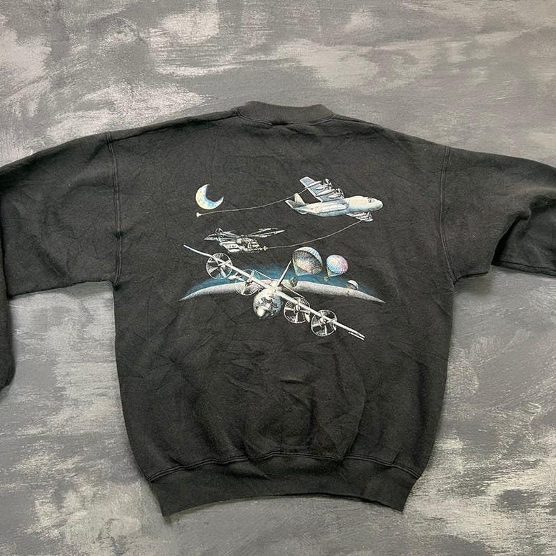 Vintage 152nd Operations Support Squadron Sweatshirt Large 1990s 152nd Airlift image 4