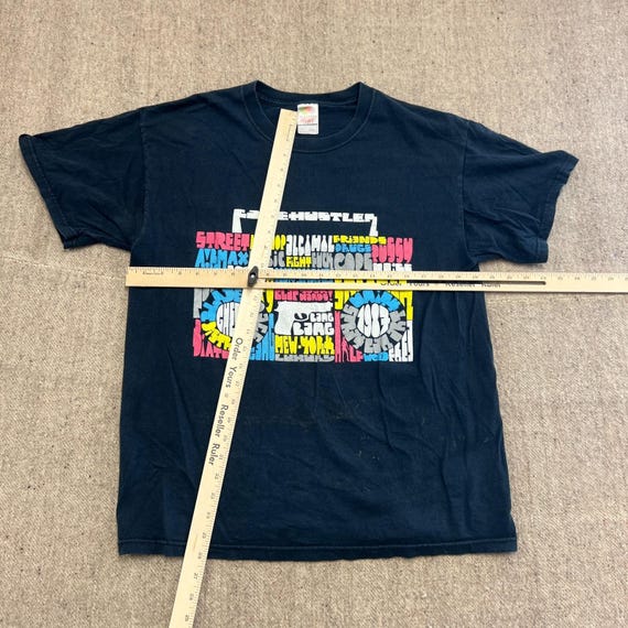 Vintage Fame Hustler Shirt Mens Large Black 2000s Pop Culture New York View 6