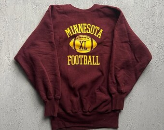 Vintage Minnesota Football Champion Reverse Weave Sweatshirt XXL Maroon 1990s