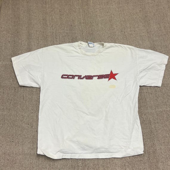 Converse, Vintage Converse Shirt Mens XXL Whiet 1990s USA