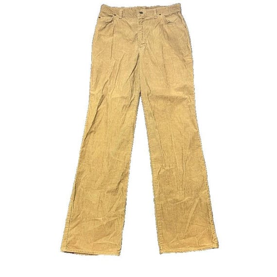 Lee, Vintage Ms. Lee Corduroy Pants Women's 30x32 Beige 1970s USA