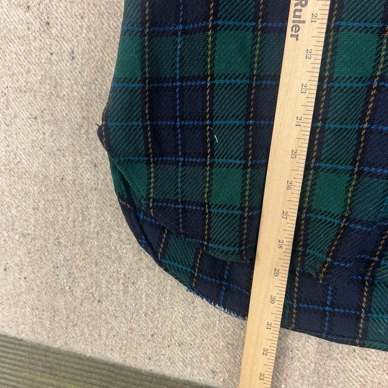 Vintage Pendleton Wool Flannel Shirt Mens XL Green 1960s image 8